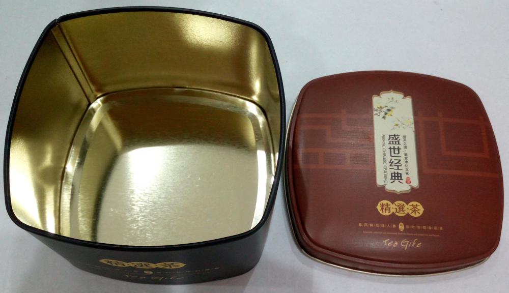 custom printed Tea package Tin Box