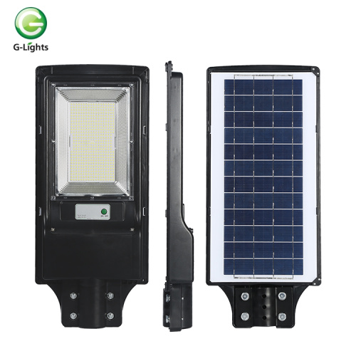 Jardim ip65 luz de rua led solar integrada