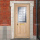 Semi Solid Wooden Fireproof Models Front Doors