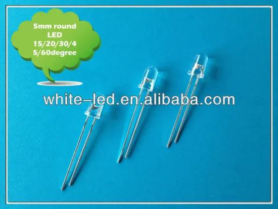 Super Bright 5mm Round LED R G B Single Color