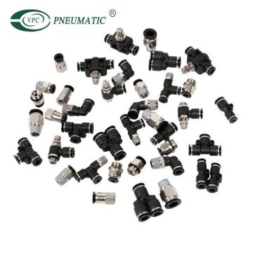 VPC Pneumatic Fitting Air Speed Flow Control Valve Hose Quick Connect Fittings