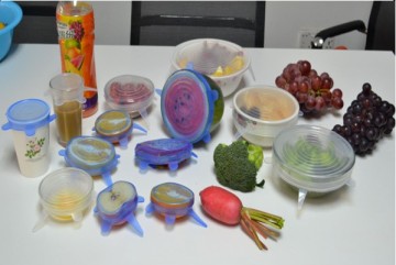 Food Grade Magic Food Fresh Keeping Silicone Stretch Lids