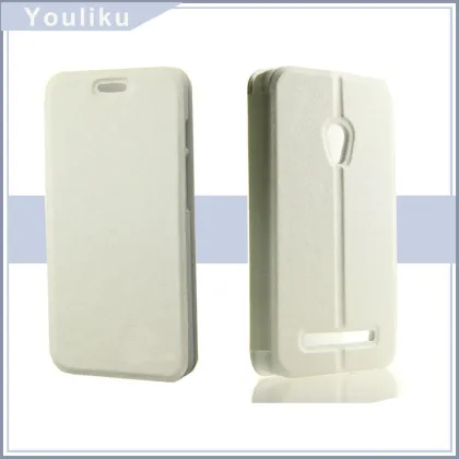 factory price cheap flip leather case for asus zenfone 4 a450cg for zenfone 5