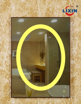 LED bathroom light fixtures,interactive mirror, LED lighted up bathroom mirror for hotel used
