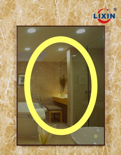 Cheap price Led light mirror touch sensor switch, smart bathroom mirror with anti fog function