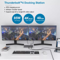 Type-C PD充電Thunderbolt 4ドッキングステーション