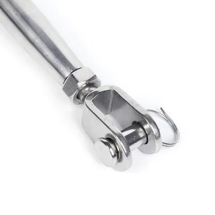 European style closed turnbuckle screw fork fastener