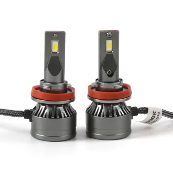 7200 Lumen 6000K White H11 LED Headlight Bulb for Vehicle Auto Lighting System