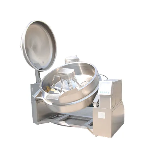 Industrial Chocolate Melting and Mixing Machine with Steam Jacket Kettle and Agitator