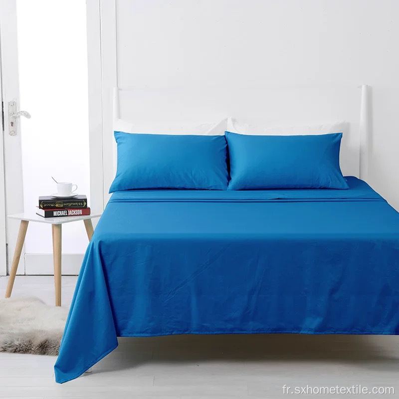 drap plat de couleur unie