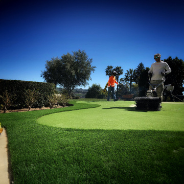 Herbe artificielle de golf résistant au feu