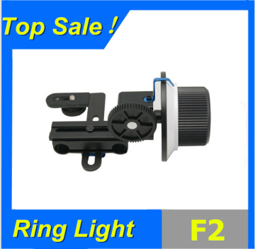 Follow Focus Finder F2 with 1/4 Screw Camera Bracket 15mm Rod Support for DSLR 5D Mark II