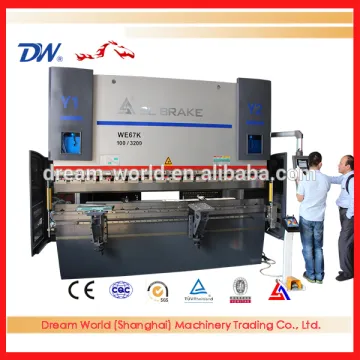 look! cnc press brake we67y press brake hydraulic metal press brake machine from CHINA
