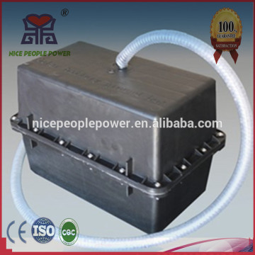 Plastic Buried Box for solar light battery with waterproof load one battery 12V80-90AH