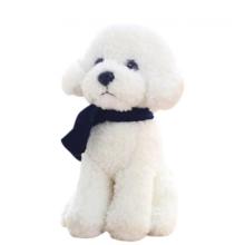 Plush white puppy toy Plush toy,White dog