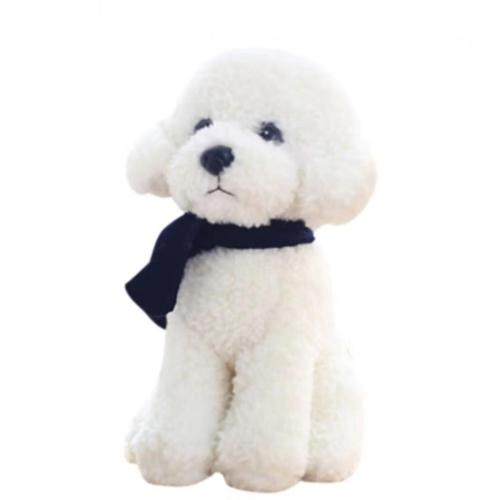 Pingive giocattolo da cucciolo bianco peluche giocattolo peluche, cane bianco