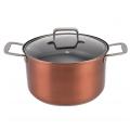 6pcs Copper Color Color Cookware Set Baking Pans