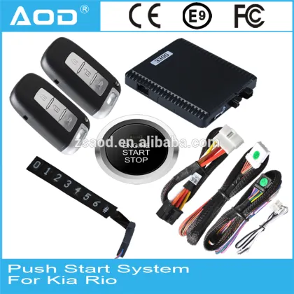For Kia Rio Push start, Push button engine start, remote start, remote engine start