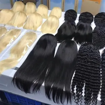 Human Hair Lace Frontal Wig 10A Grade Peruvian Virgin Wigs 180% Density Human Hair Lace Front Cuticle Aligned Hair