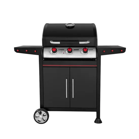 Outdoor Kitchen Cooking Equipment Gas Charcoal Combination Barbecue Grills With Infrared Burner