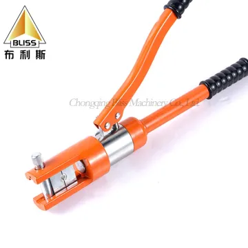 Manual Hydraulic Wire Crimper Pliers - Portable Hydraulic Combi Tool for Communications Industry