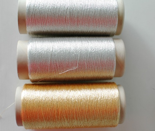 Pure Silver & Pure Gold Metallic Yarn