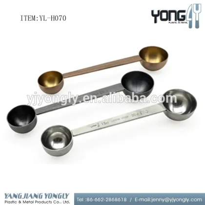 Double Side Stainless Steel Salt Spoon/Measuring Spoon