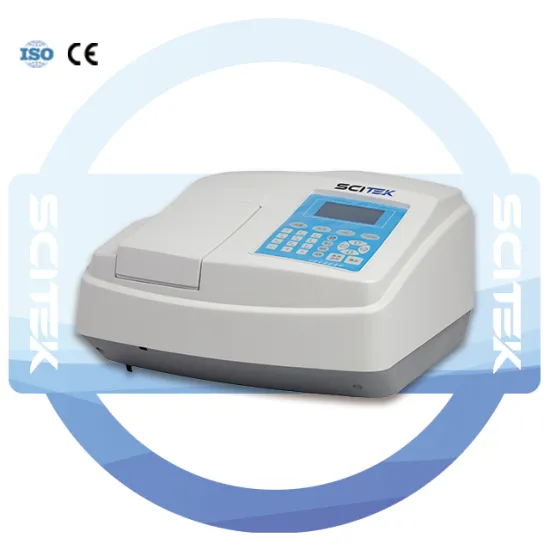 SCITEK Scanning Visible Spectrophotometer with Automatic Wavelength Detection: Precise Analytical Instrumentation