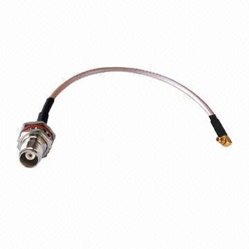 Cable TNC Female to MMCX Right Angle Male Assembly