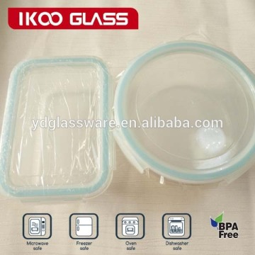 daily use items glass food container airtight heat resistant