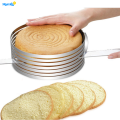 Adjustable Stainless Steel Cake Ring Cake Layer Slicer