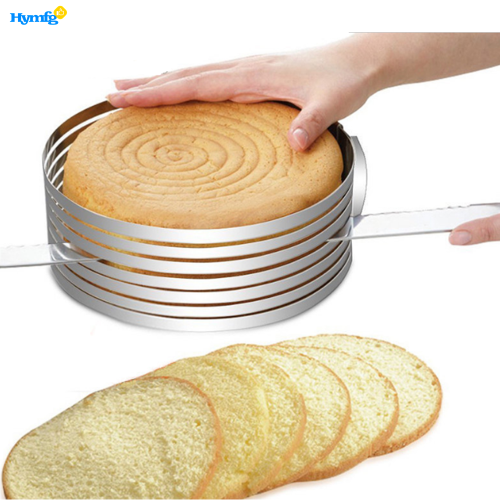 Einstellbare Edelstahl Kuchen Ring Kuchen Slicer