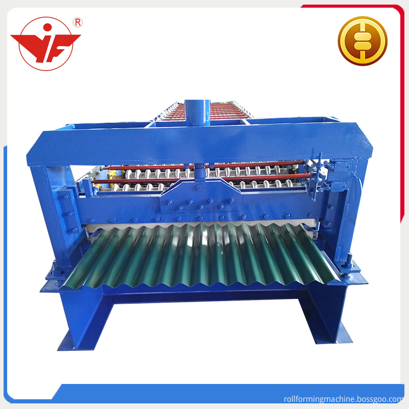 Head Of Corruagted Roof Panel Roll Forming Machine