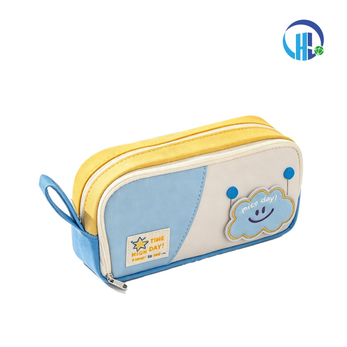 Tempat Pensil Blok Warna Kartun Lucu