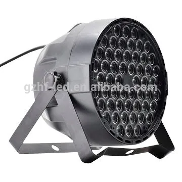 Plastic indoor light cover 54x3 led stage par can light
