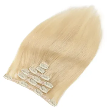 Wholesale Remy Clip In Hair Extension 100% Real Human Hair Clip In Hair Extension