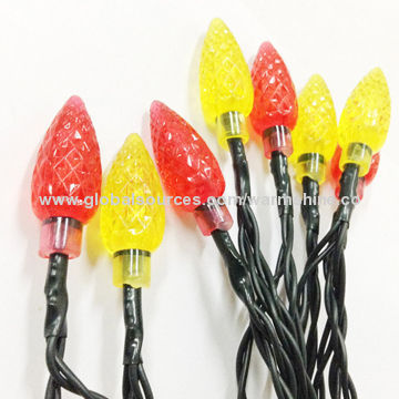 LED String Lights for Christmas Decorations C6/C7/C9, 12/24V AC Voltage