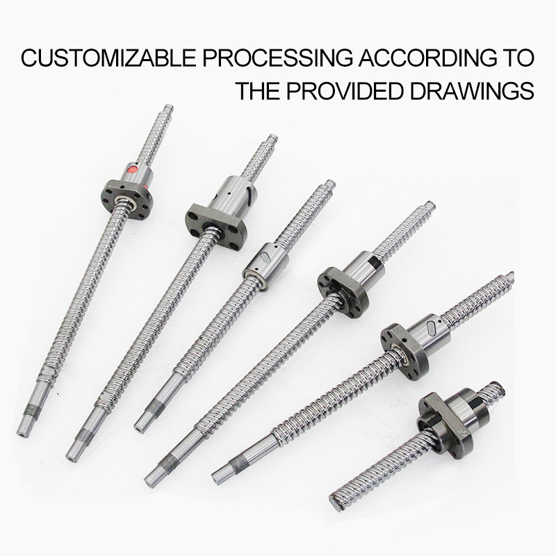 CNC Router Parts: Explore SFU Series Ball Screws and Nut Components
