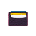 Fashion New Design Genuine Ostrich Leather Card Holder