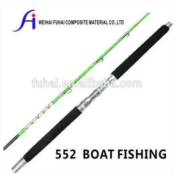 552 Green Trolling Rod glass fiber boat fishing rod