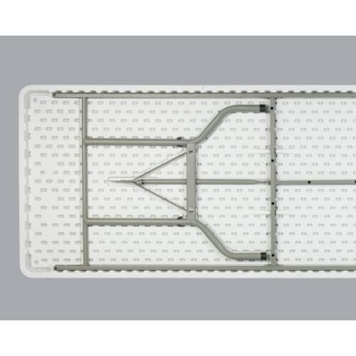 240cm Dikdörtgen Masa Plastik Katlanır Masa Mobilyaları