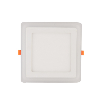 12+4W Dual Color Temperature Blue White LED Panel Light