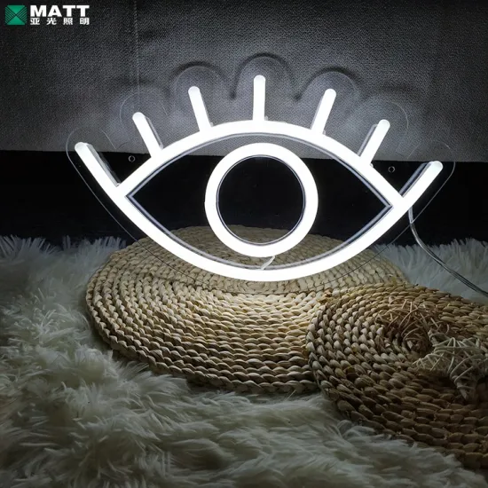 Custom LED Neon Sign with Illuminated Eyes - Dropshipping Decoration