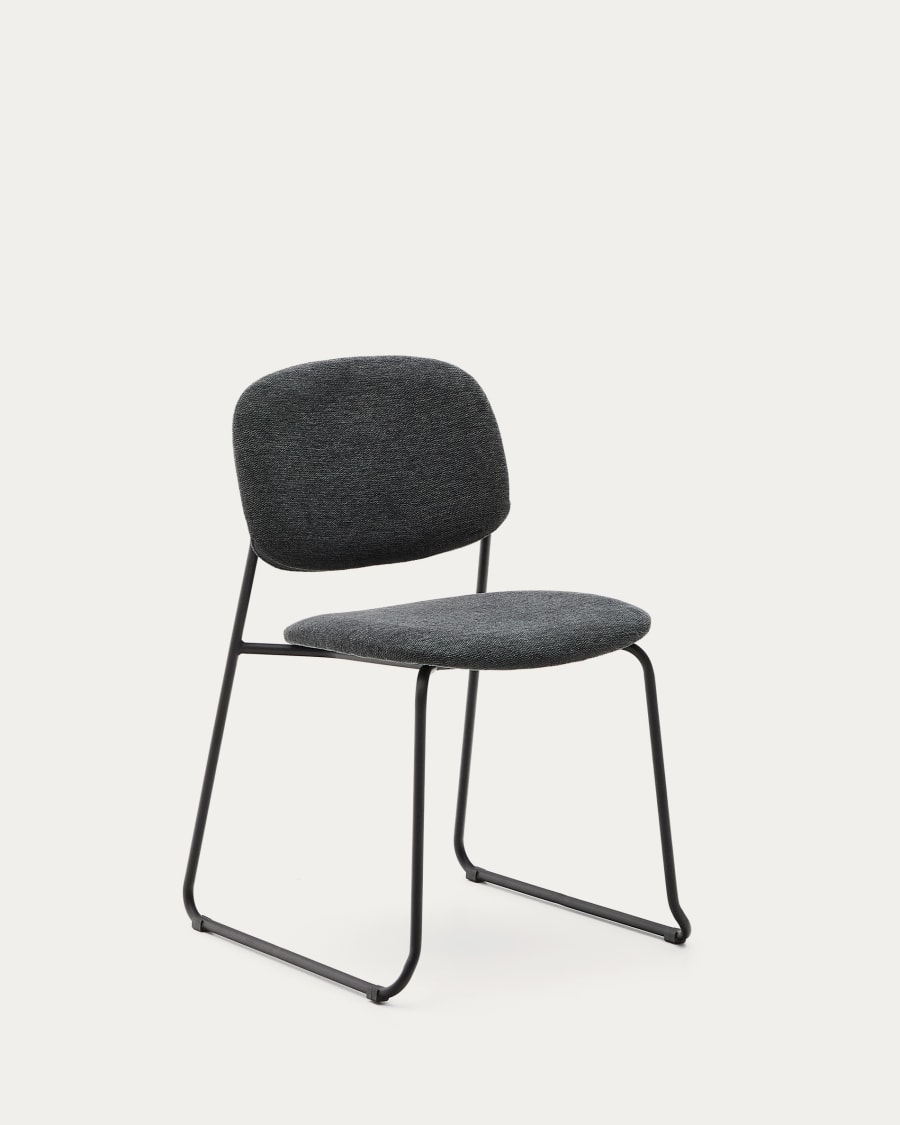 Chenille Fabric Dining Chair