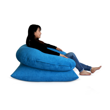 Small Size Square Bean Bag Cover Puff Beanbag