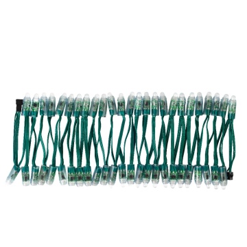 IP68 مضاد للماء DC 12V WS2811 RGB LED LID Pixel String - 50pcs/Strip لزينة عيد الميلاد