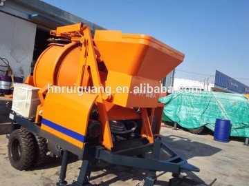 trailer mounted concrete mixer mobile concrete mixer with pump