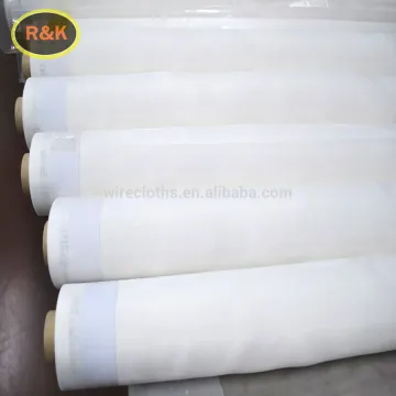 460 Mesh White Color Plain Weave 100% Polyester Screen Bolting Cloth For filtering