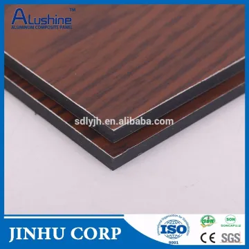 Teak Color Aluminum composite panel acp sheet manufacture