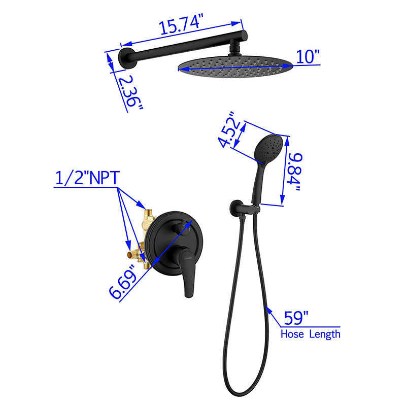 Changing Dripping Water Shower Faucet Shower Head